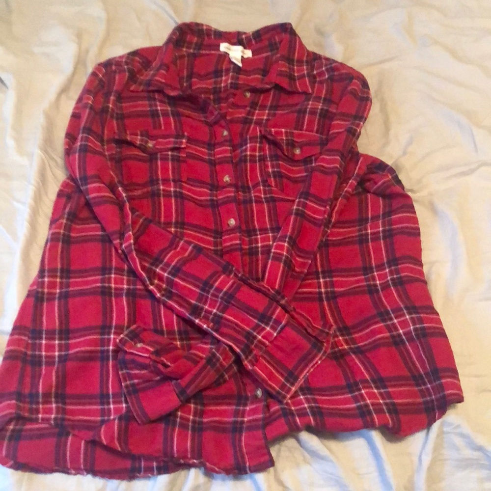 Red and Black Long-Sleeve Flannel - Picture 5 of 9